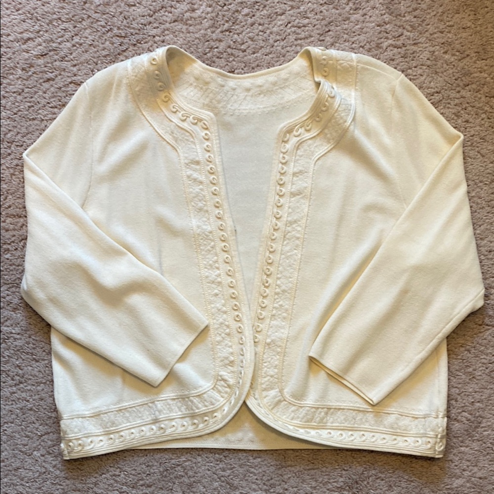 Vintage 80’s embroidered cardigan